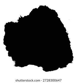 Una Grande mancha de pintura negra domina el centro de un fondo blanco, creando un contraste visual llamativo. La forma irregular y los bordes ásperos del frotis añaden textura e interés a la Imagen, lo que lo convierte en un gran ejemplo de arte y diseño abstracto. La sencillez y el minimalismo de la composición permiten al espectador centrarse en la forma audaz y dinámica y sus cualidades expresivas.