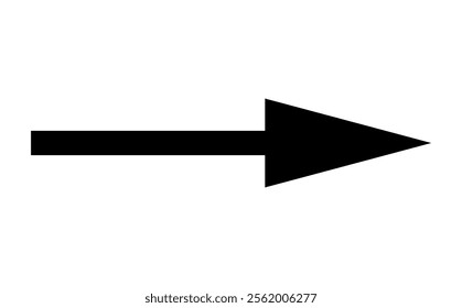 Large black right arrow icon