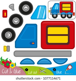 227 Cut Glue Paper Truck Images, Stock Photos & Vectors 