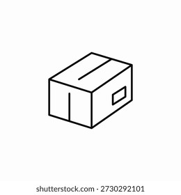 large box icon sign vector