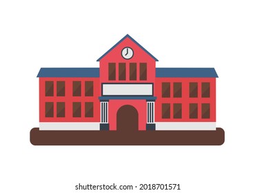 large building visual design. school. University.