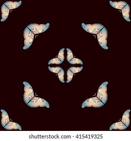Large butterfly - vector illustration. Wallpaper.