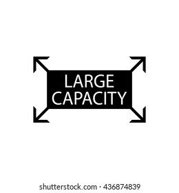 Large Capacity Icon, Expand Icon