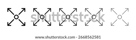 Large capacity icon filled flat sign concept for web design.