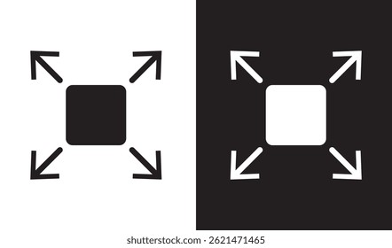Large capacity line icon collection, large capacity icon, expand icon.  EPS10