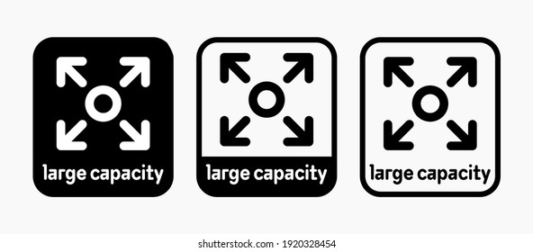 Large capacity vector information sign