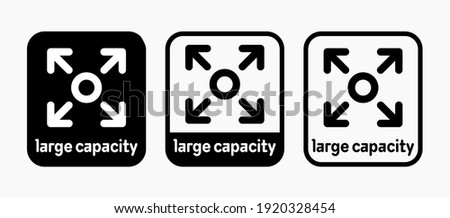 Large capacity vector information sign