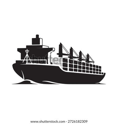 a large cargo ship with containers on deck