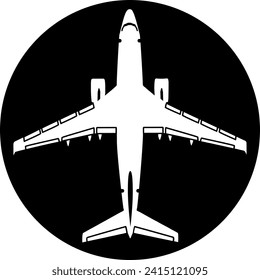 Large civil airplane  vector design