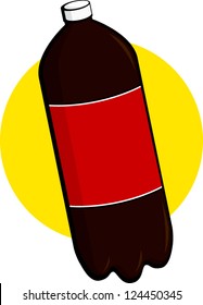 large cola beverage bottle