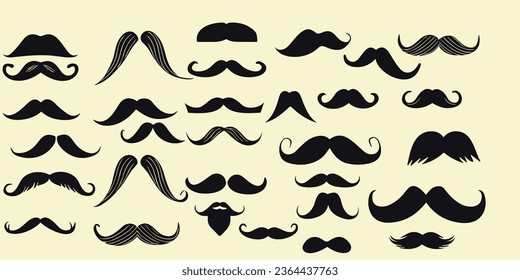 Large collection From the bold and bushy "Fu Manchu" to the suave and sophisticated "Handlebar," every iconic mustache is lovingly rendered, capturing its unique character, charm and personality.