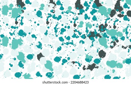 Large collection of colorful detailed ink splats background