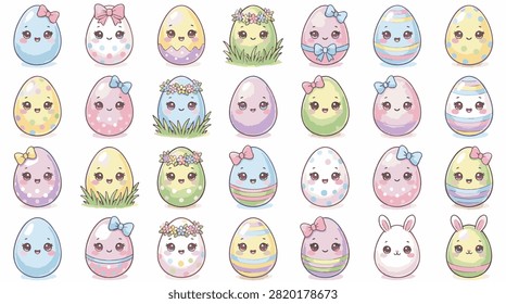 Large collection kawaii Easter