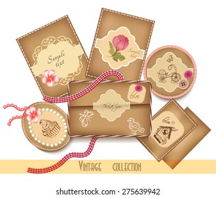 A large collection of vintage backgrounds, labels, frames, greeting cards for design