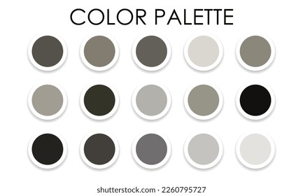 Large color palette for design. Vector illustration