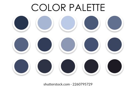 Gran paleta de colores para el diseño. Ilustración del vector