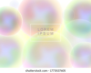 large colorful soap bubble background