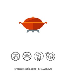 Large Cooking Pot Icon
