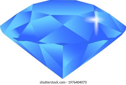 Large crystal round brilliant cut diamond