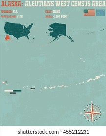 Large And Detailed Infographic Of The Aleutians West Census Area In Alaska