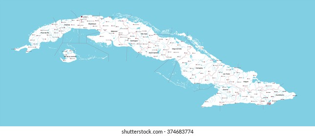 Cuba Map Images Stock Photos Vectors Shutterstock