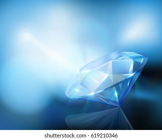 Large Diamond Vector Illustration Stock Vector (Royalty Free) 619210346 ...