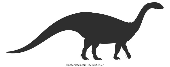 Un Grande dinosaurio camina sobre un fondo blanco