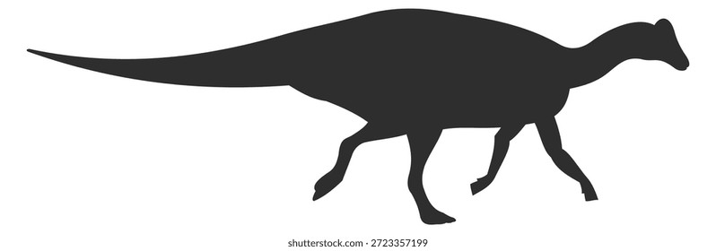 Un Grande dinosaurio camina sobre un fondo blanco