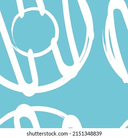 Large Donut Seamless Wallpaper Background With Icing on Blue