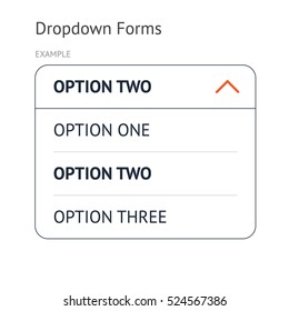Large drop down form
