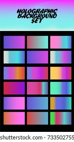 Large extra big set of holographic gradients.