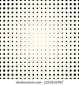 Large fading gridpattern of dots