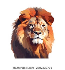 Large feline hunter, dangerous symbol icon isolated