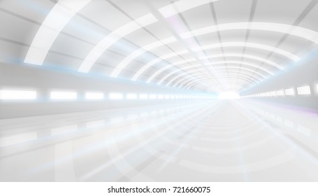 Large floor space. Vector illustration.