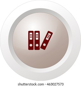 large folders with documents, web icon. vector design