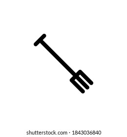 Large Fork for Farming, Gardening Icon
