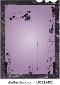 large format film sheet negative, picture frame, light incidence, free copy space, isolated,vector illustration,grungy style