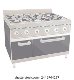 large gas stove for restaurant