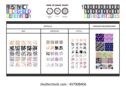 a large generator of abstract patterns