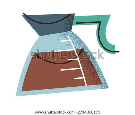Large glass brewed coffee container