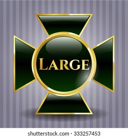 emblema de oro grande