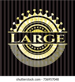 Large golden emblem or badge