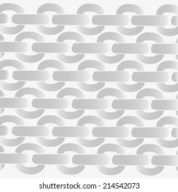 large gray chain built in the ranks