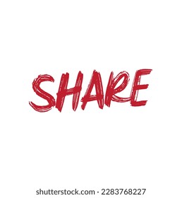 Large group of people seen from above gathered together in the form of "SHARE" text