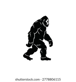 Large hairy monster walking on two legs