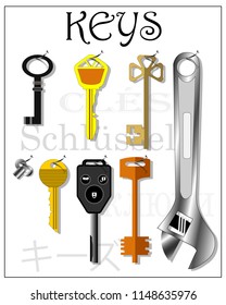 a large home housekeeper for storing various keys