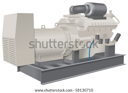 Large industrial water pump