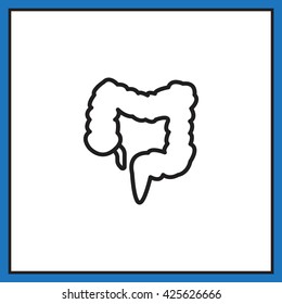 Large intestine icon