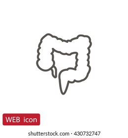 Large intestine icon