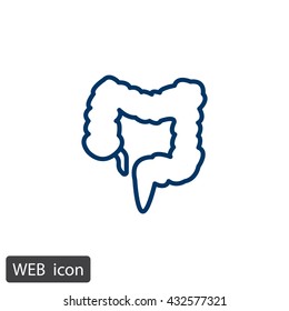 Large intestine icon